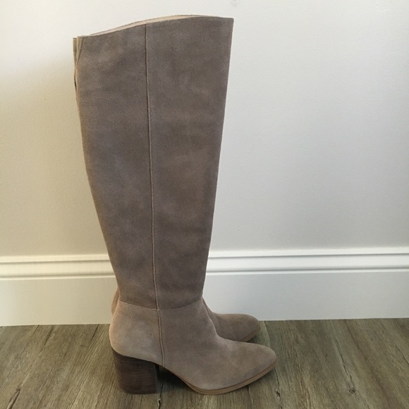 CASLON suede knee high boots - Picture 3 of 10